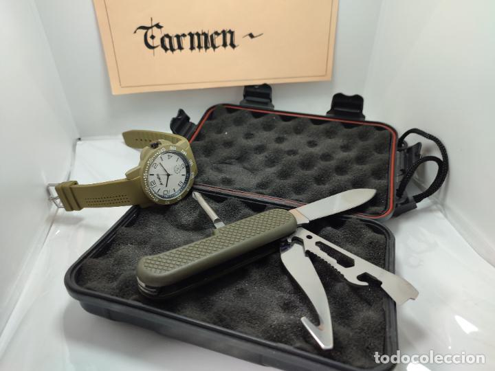 Herramientas de relojes: RELOJ, NAVAJA MULTIUSO Y CONTAINER, militar, E.T. supervivencia - Foto 27