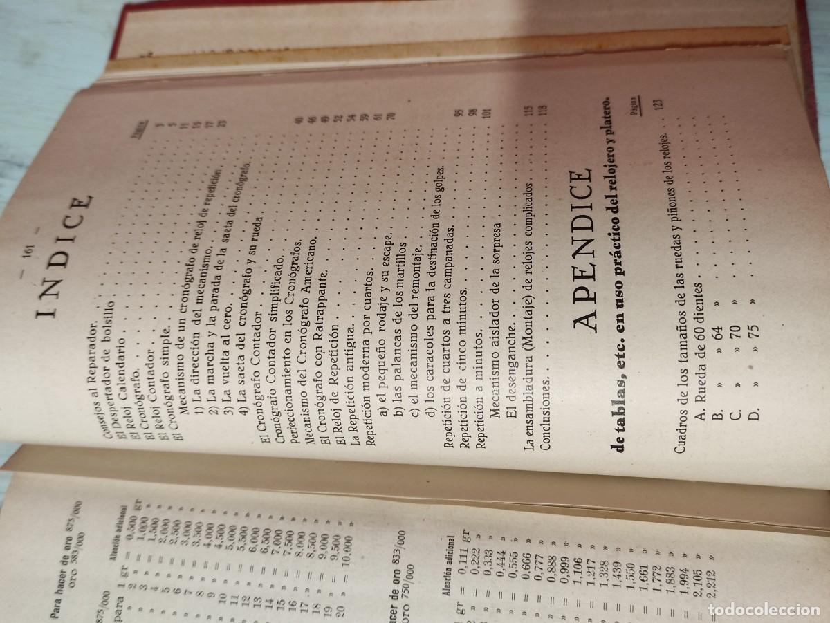 Herramientas de relojes: Libro La reparaci&oacute;n de relojes complicados - Foto 7