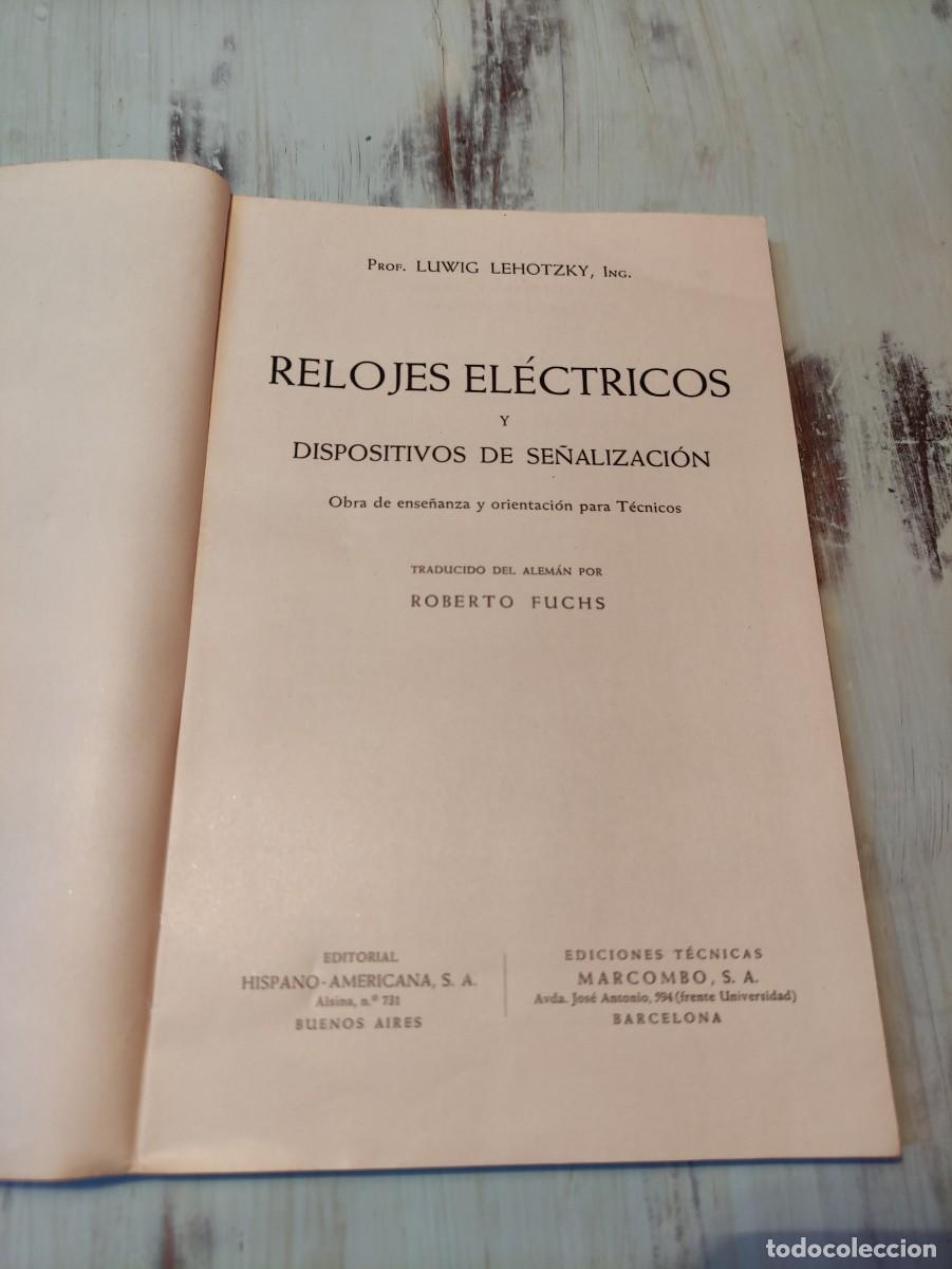 Herramientas de relojes: Libro relojes electricos - Foto 2