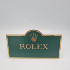 Herramientas de relojes: ORIGINAL ROLEX DISPLAY PLACA CONCESIONARIO OFICIAL. Lote 401297314