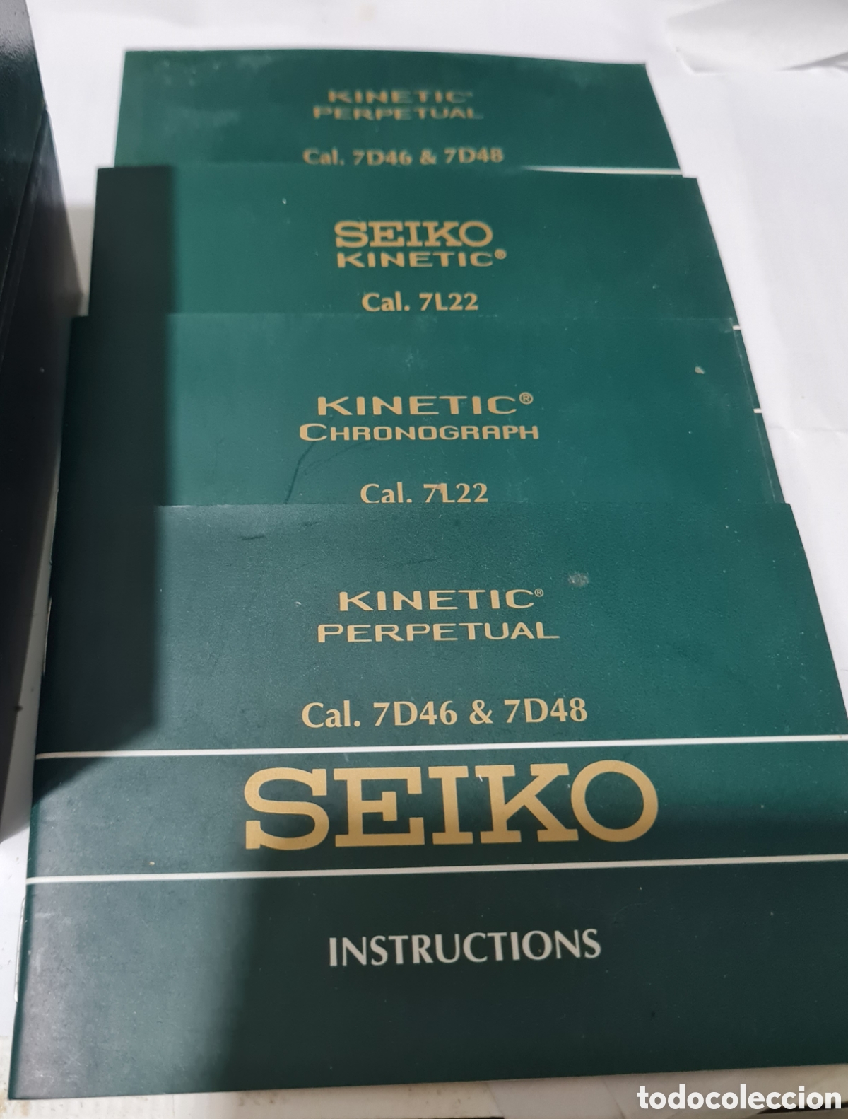 caja reloj seiko kinetic y 4 manual de instrucc Buy Antique