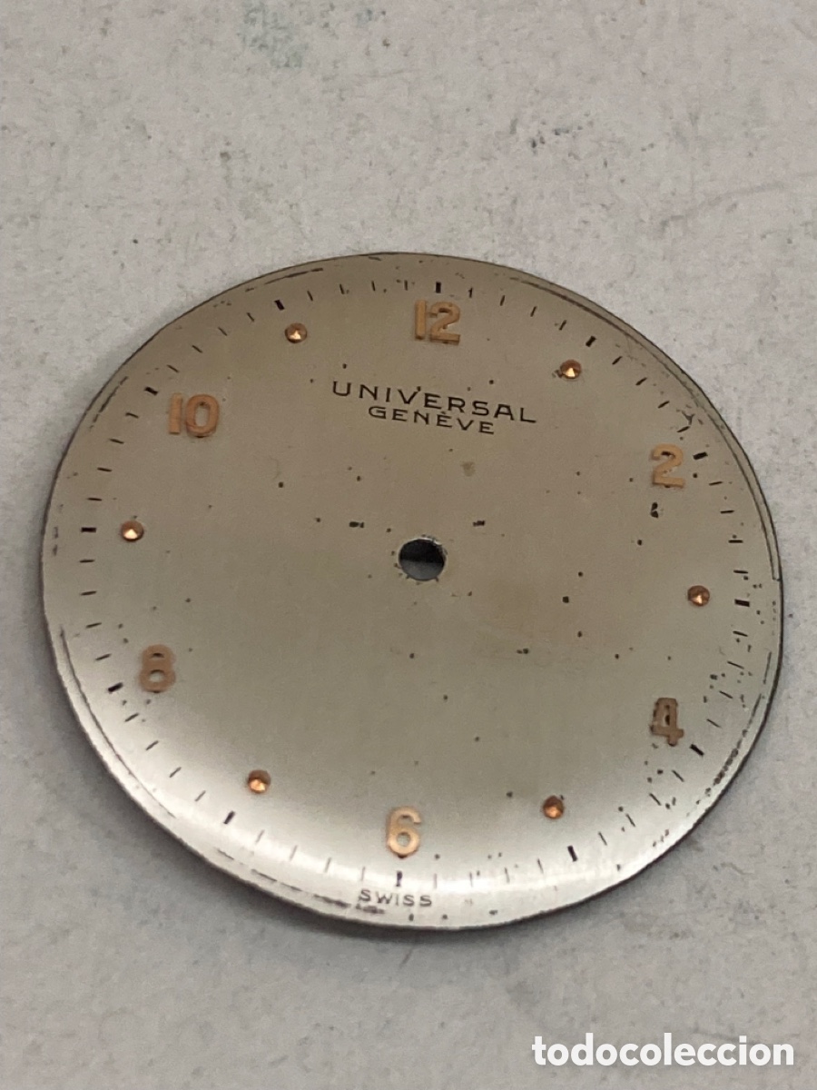 Herramientas de relojes: Esfera Universal Geneve para piezas - Foto 1
