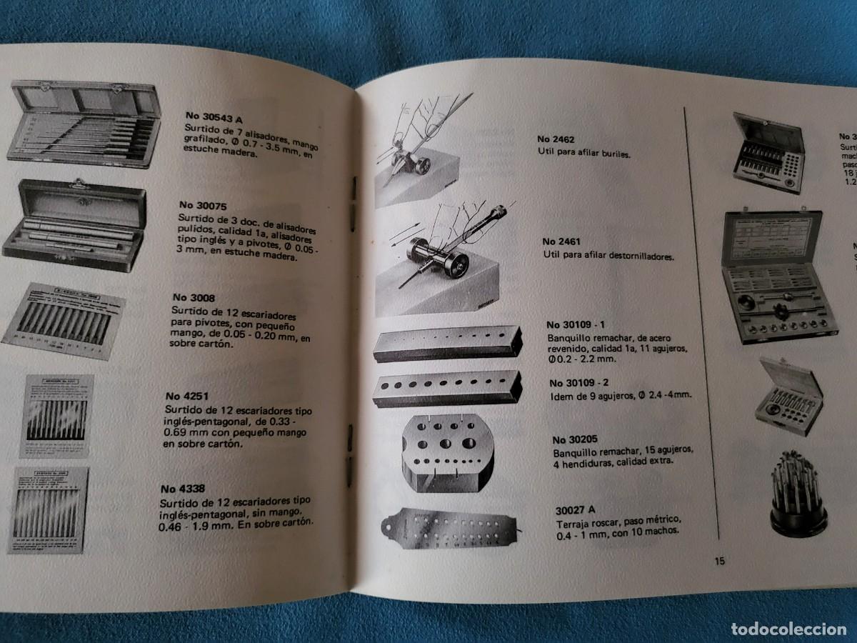 Herramientas de relojes: CAT&Aacute;LOGO HERRAMIENTAS BERGEON-A&Ntilde;OS 70 - Foto 2