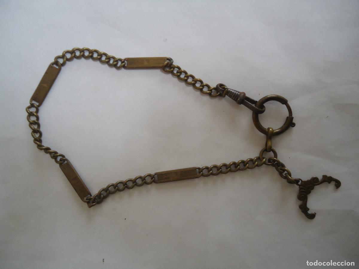 Herramientas de relojes: LEONTINA EN LATON MUY ANTIGUA. -- 20 - Foto 1