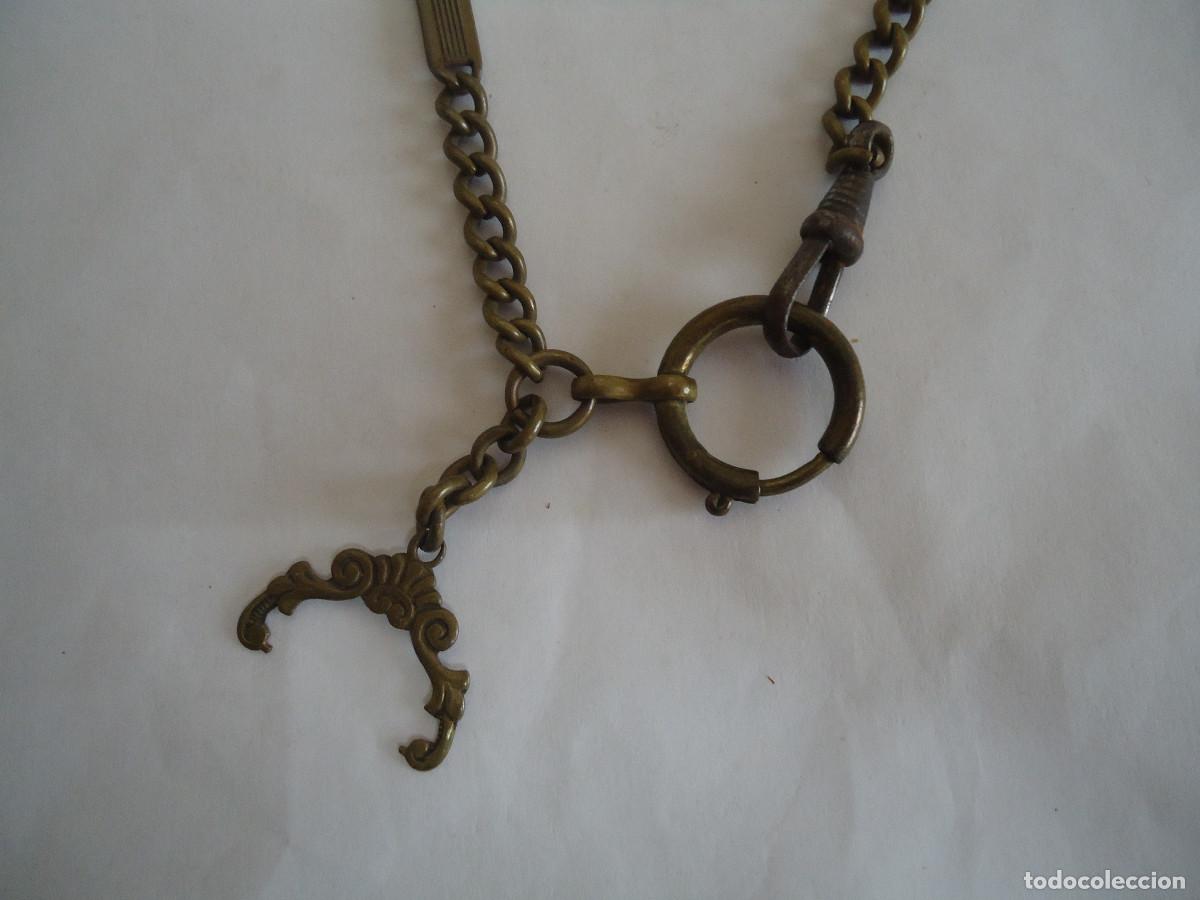 Herramientas de relojes: LEONTINA EN LATON MUY ANTIGUA. -- 20 - Foto 2