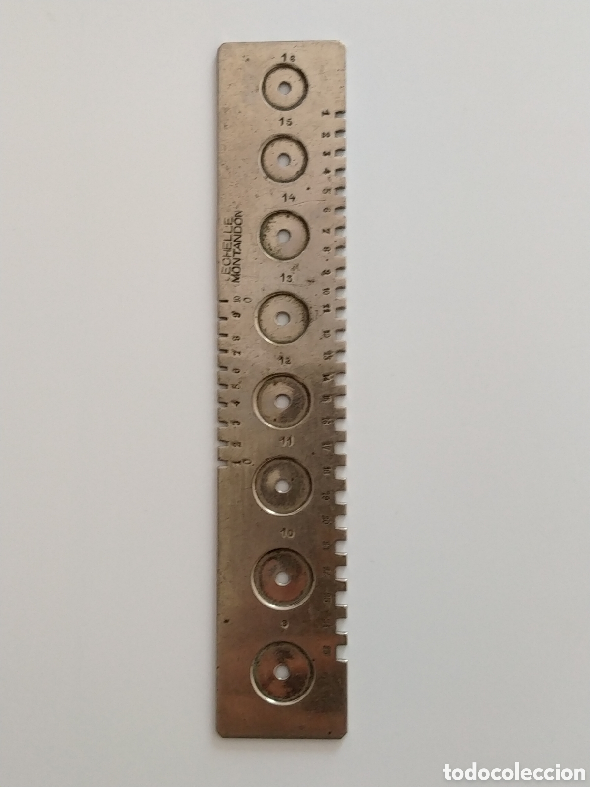 Herramientas de relojes: ESCALA-CALIBRE DE MONTADON. - Foto 3