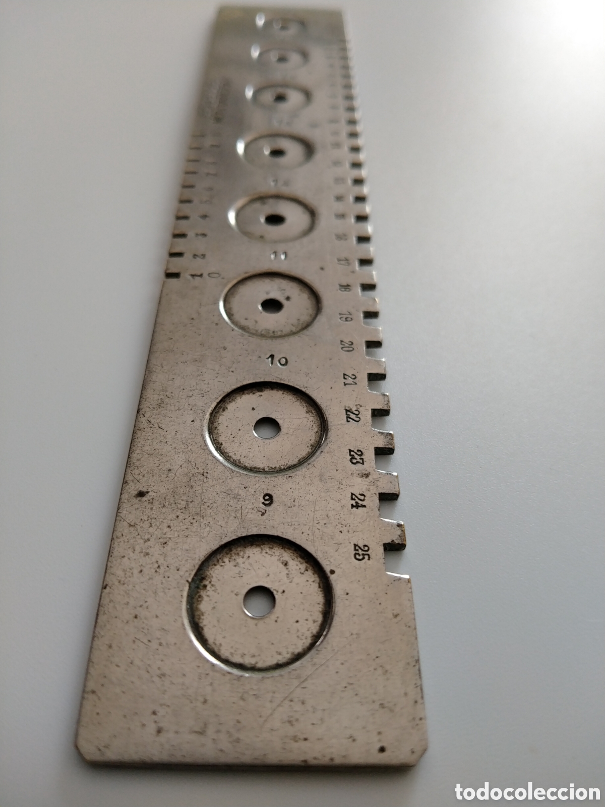 Herramientas de relojes: ESCALA-CALIBRE DE MONTADON. - Foto 5