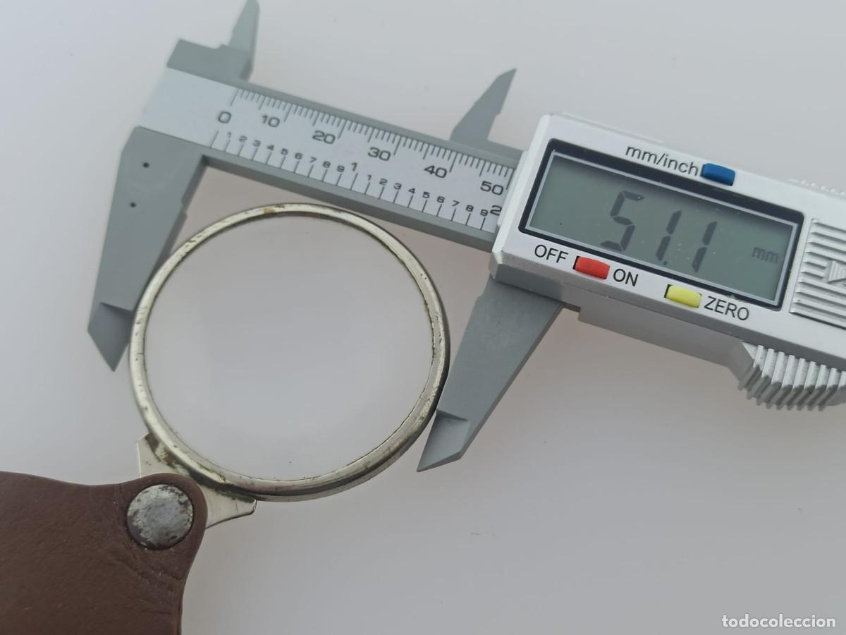 Herramientas de relojes: Lupa de bolsillo vintage - Foto 2