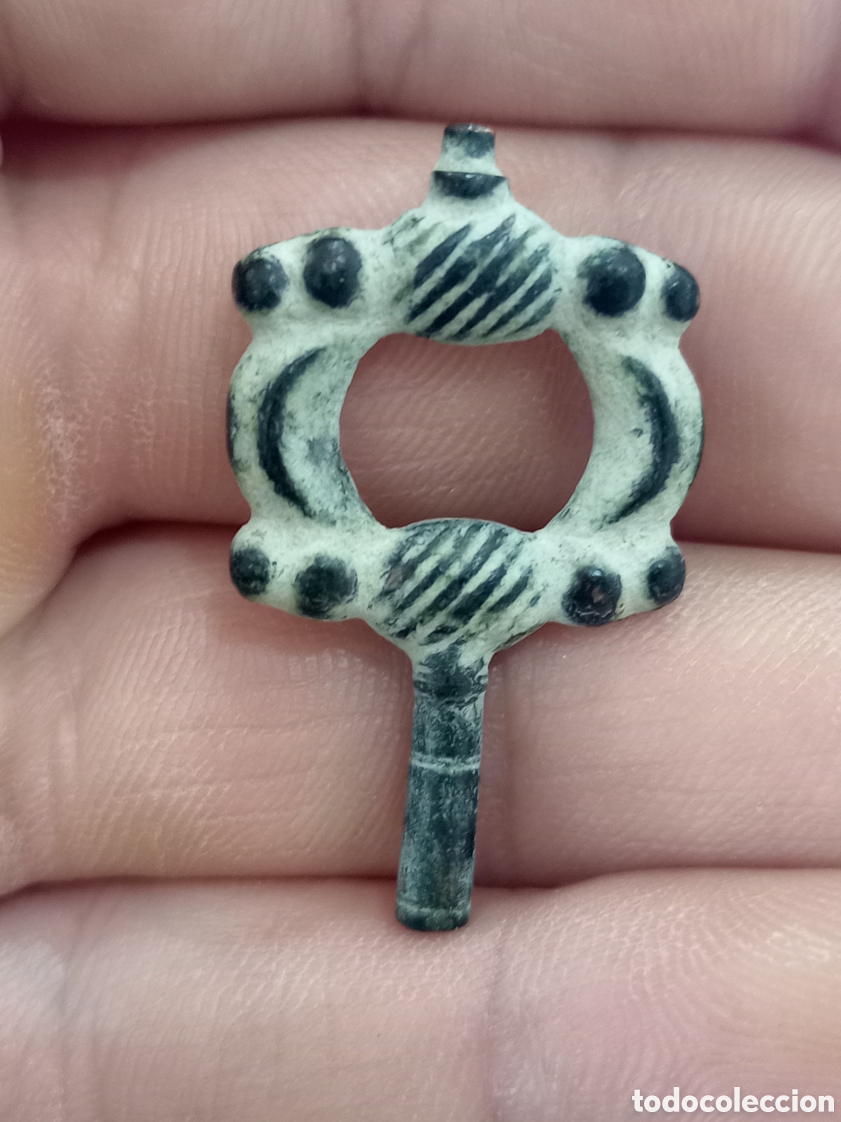 Herramientas de relojes: Llave de reloj de cuerda &eacute;poca victoriana - Foto 2