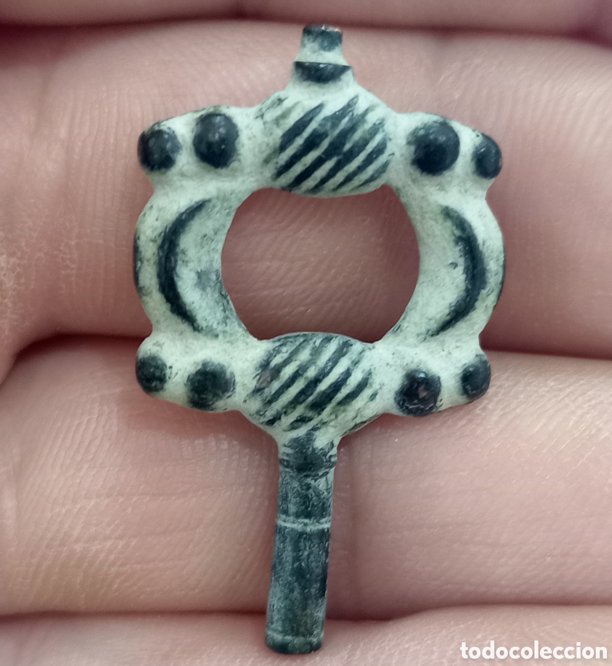 Herramientas de relojes: Llave de reloj de cuerda &eacute;poca victoriana - Foto 1