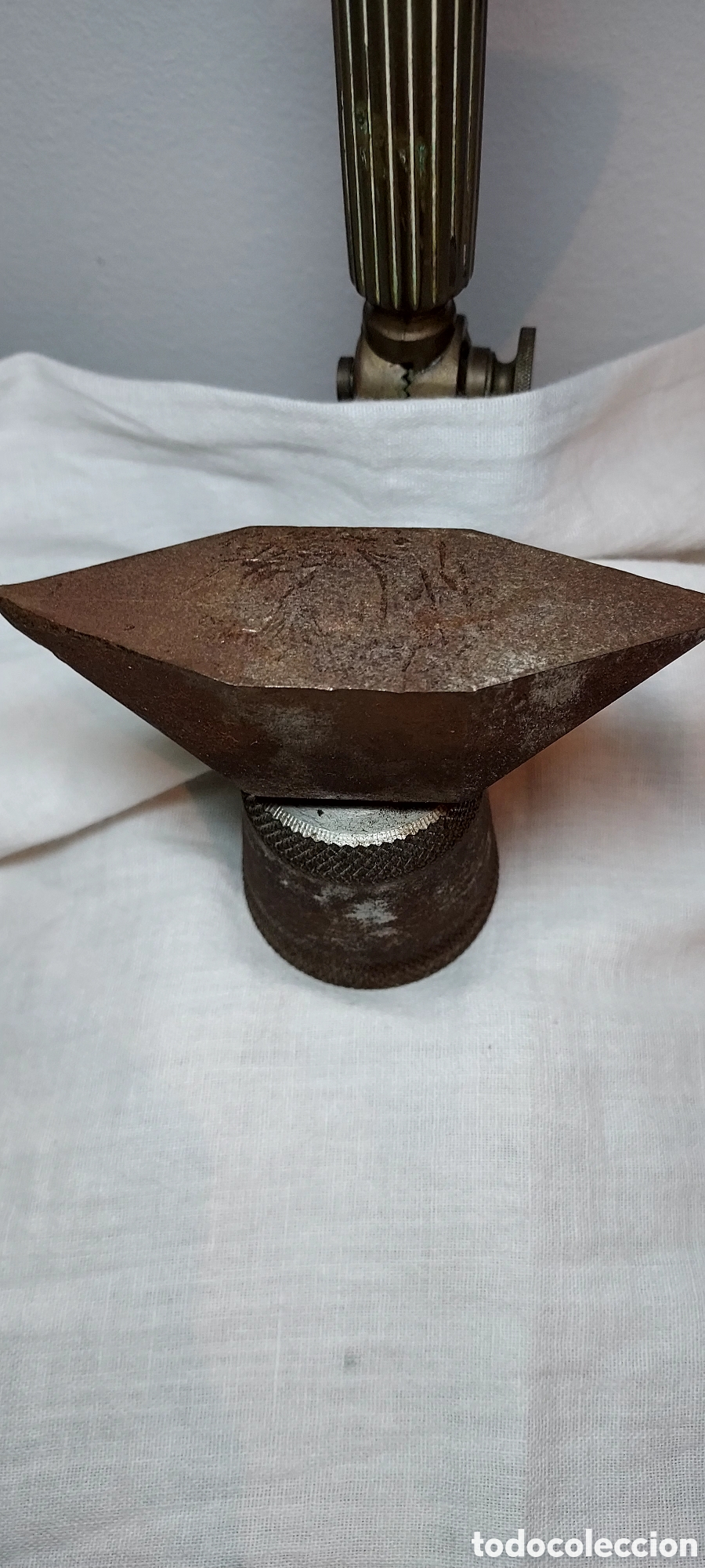 Herramientas de relojes: ANTIGUO YUNQUE DE RELOJERO O JOYERO - Foto 3