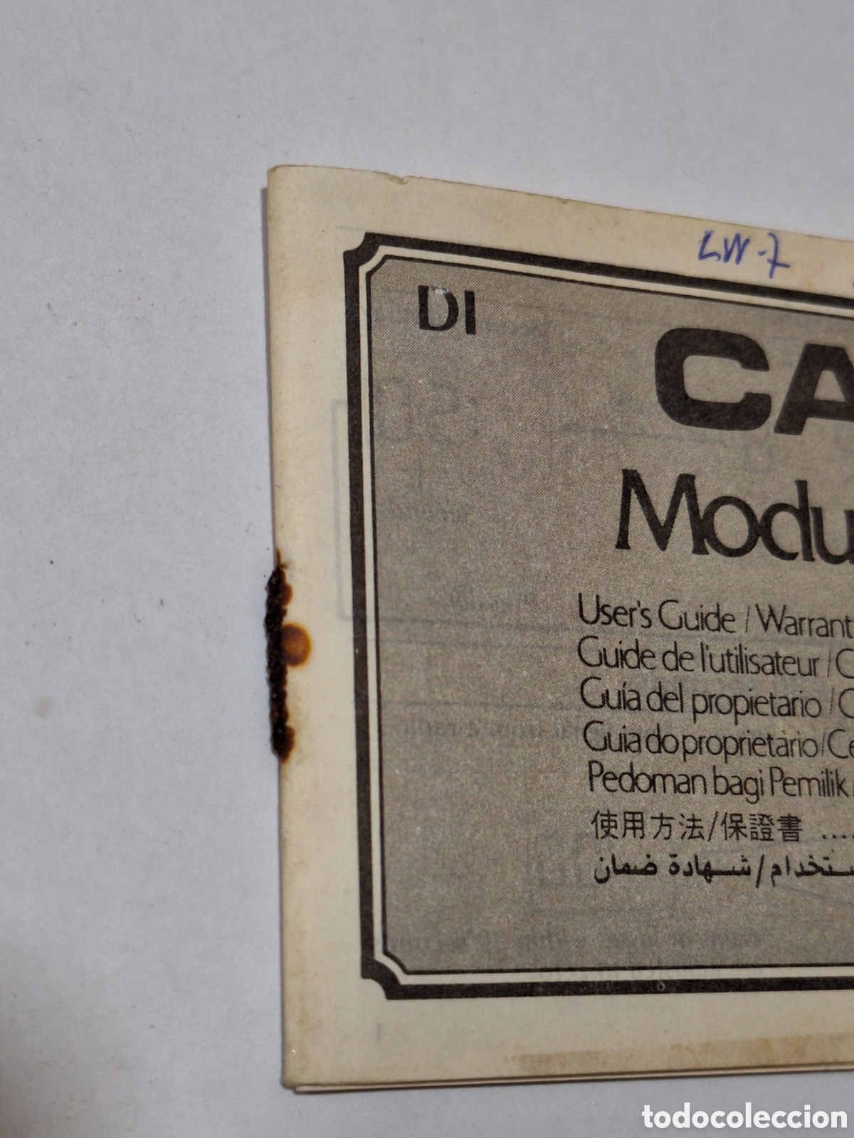Herramientas de relojes: Certificado de garant&iacute;a y gu&iacute;a reloj Casio 192 - Foto 7
