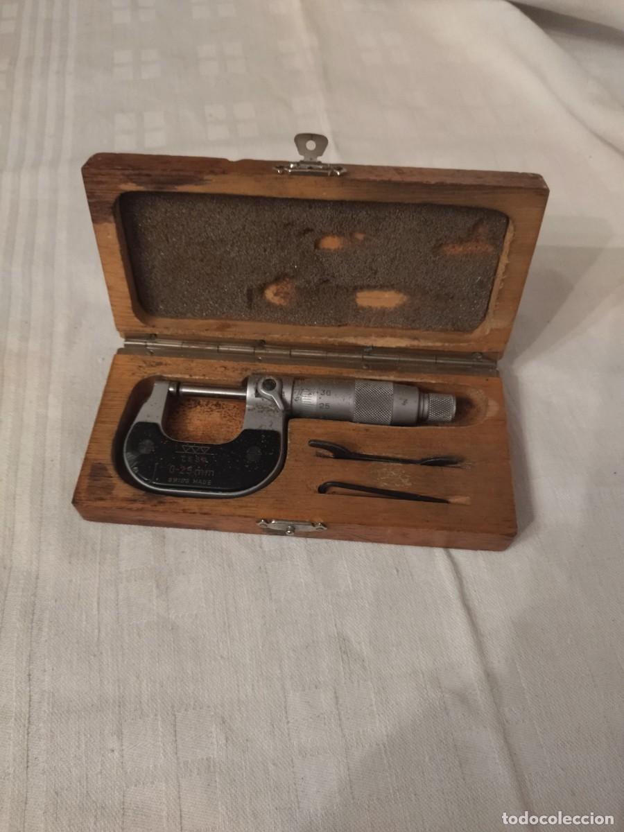 Micromètre Tesa Suisse 0-25 Mm – Outil De Mesure De Précision, Occasion