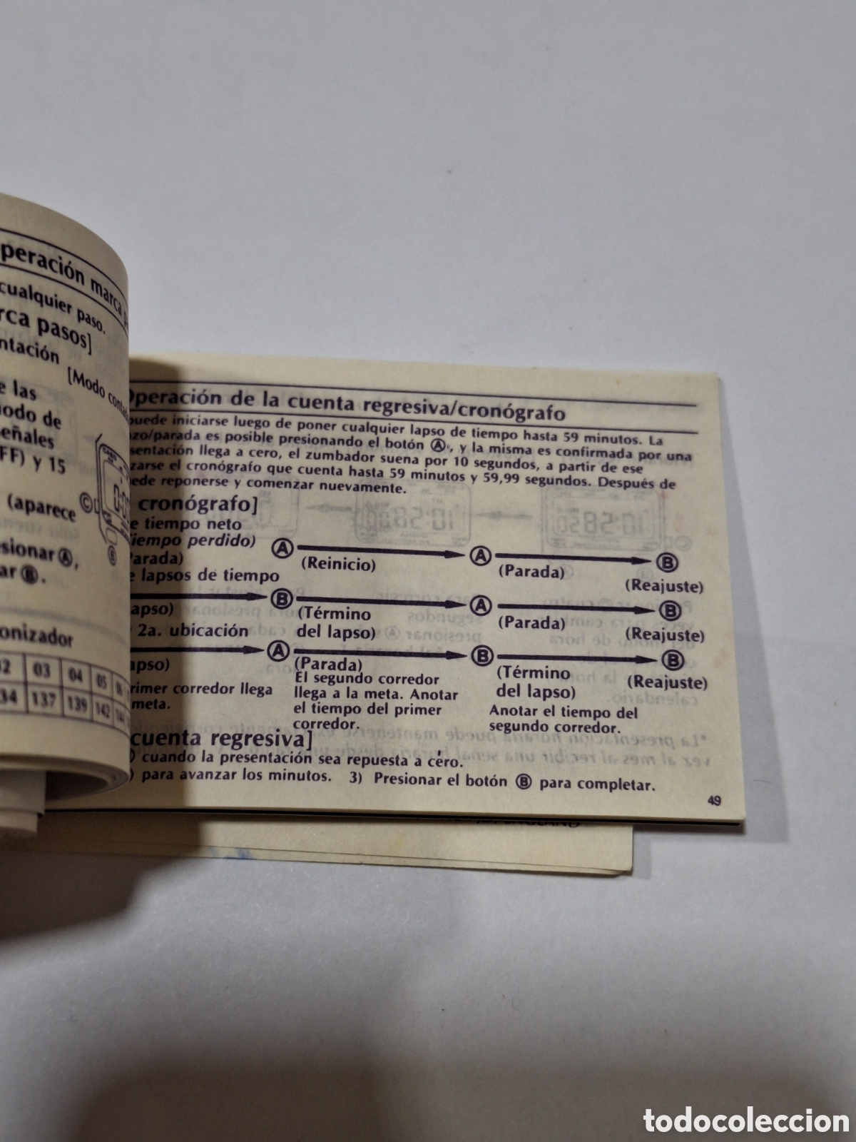 Herramientas de relojes: Certificado de garant&iacute;a y gu&iacute;a reloj Casio 179 . - Foto 4