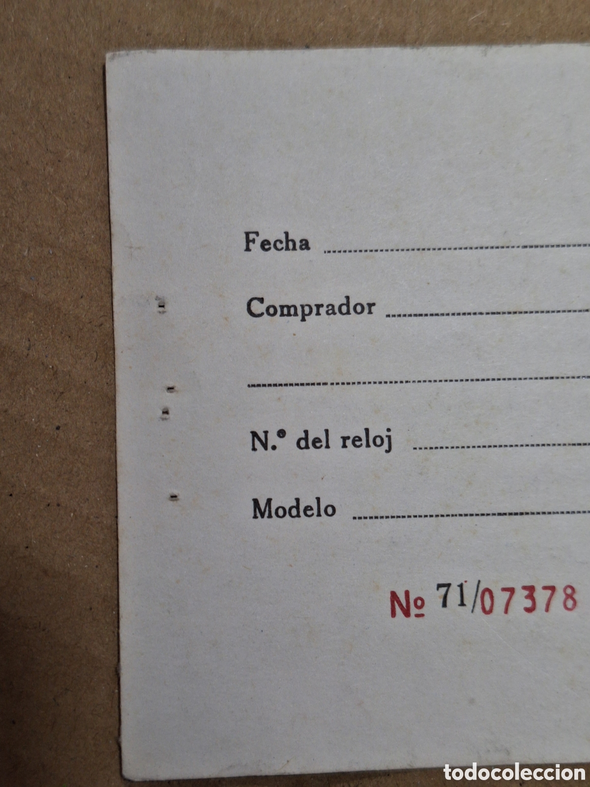 Herramientas de relojes: Certificado de garant&iacute;a reloj Orient . - Foto 4