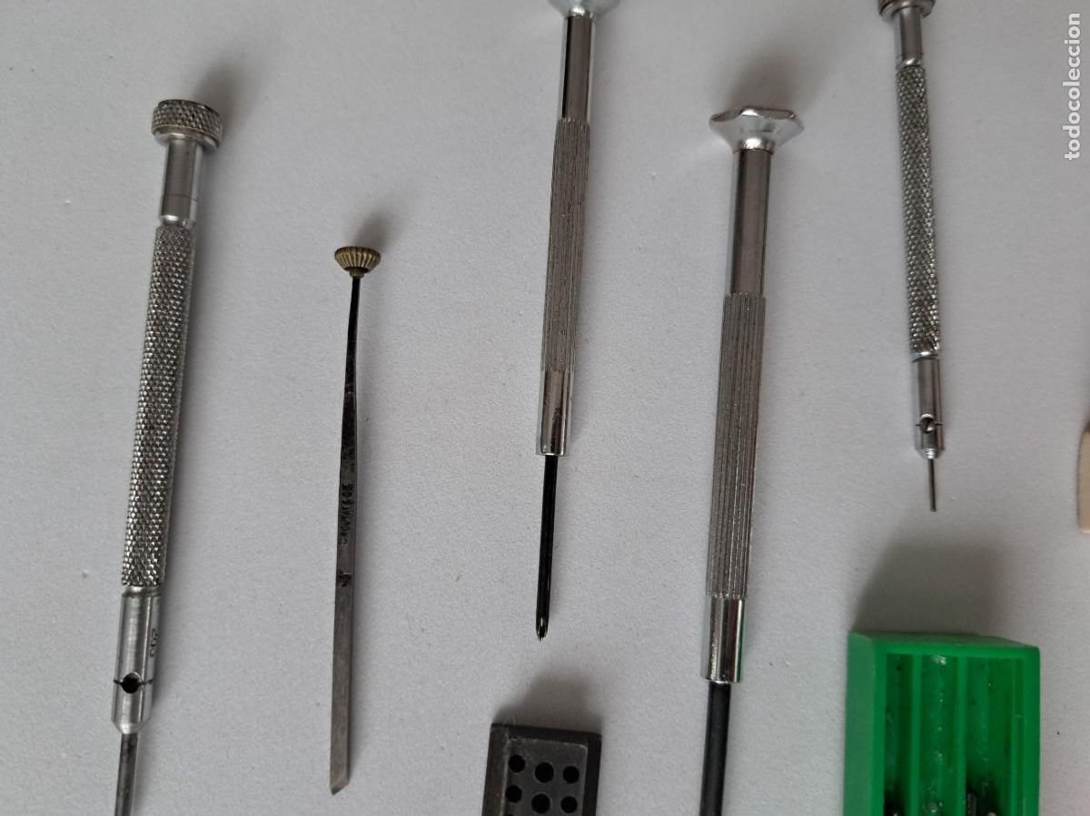 Herramientas de relojes: LOTE DE HERRAMIENTAS DE RELOJERO - - Foto 11