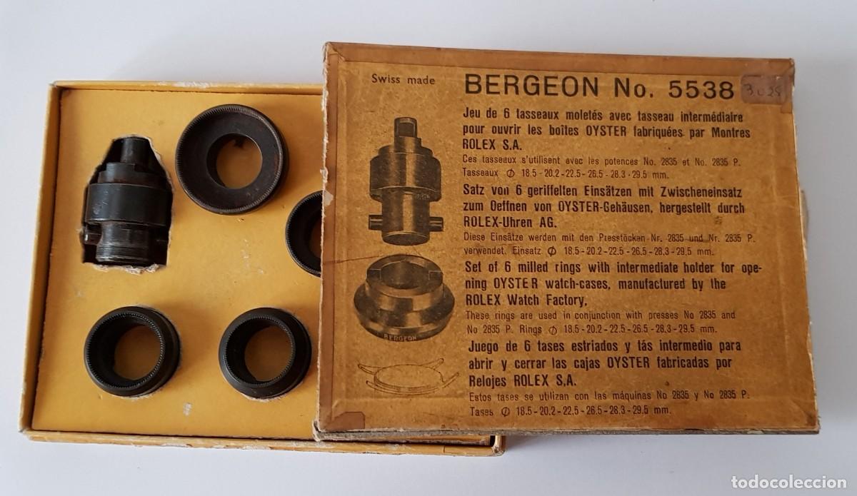 Herramientas de relojes: Juego de tases Bergeon No. 5538 - Foto 2