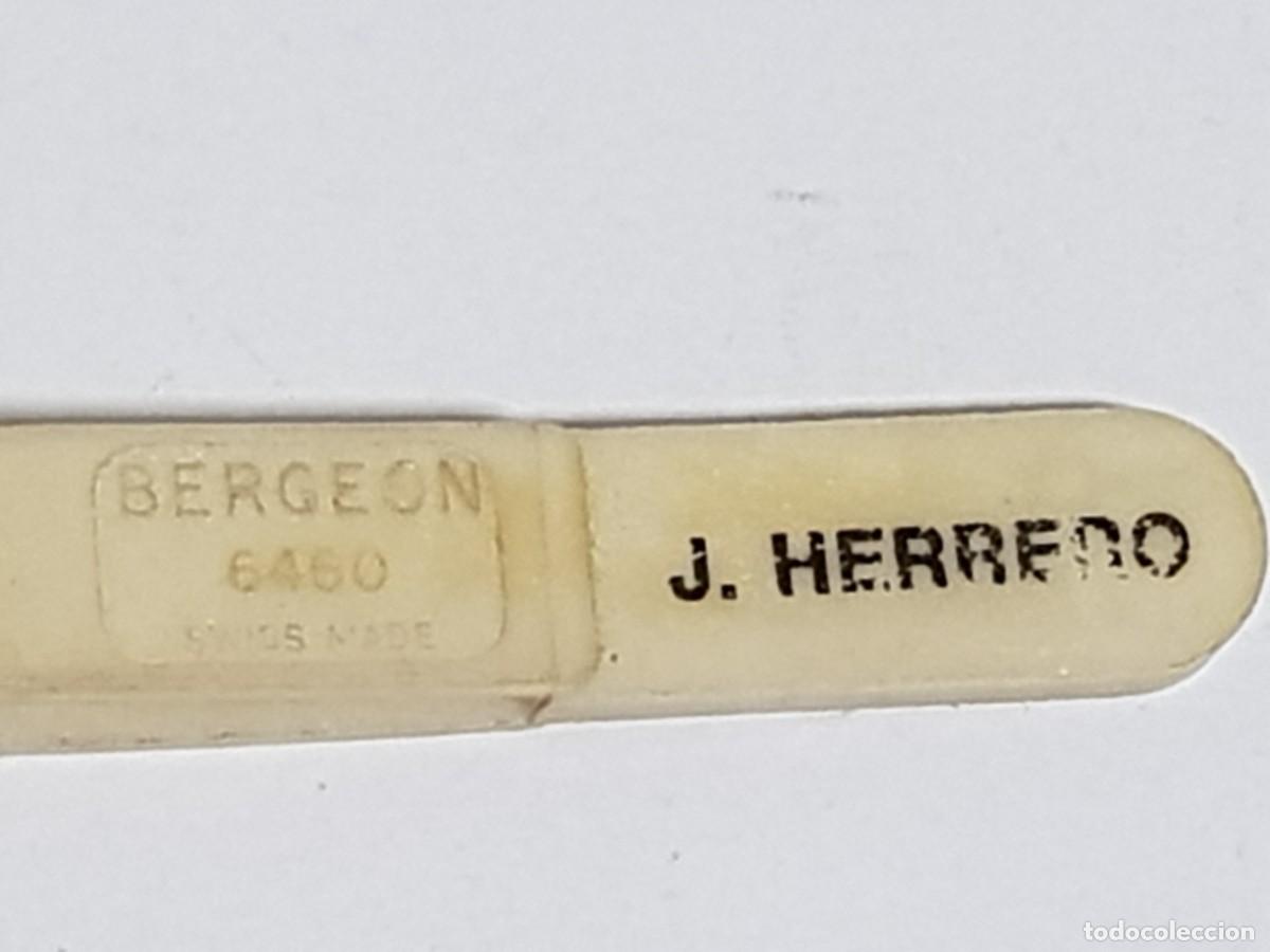 Herramientas de relojes: BERGEON 6460 HERRAMIENTA RELOJEROS PINZA DE PL&Aacute;STICO - Foto 2