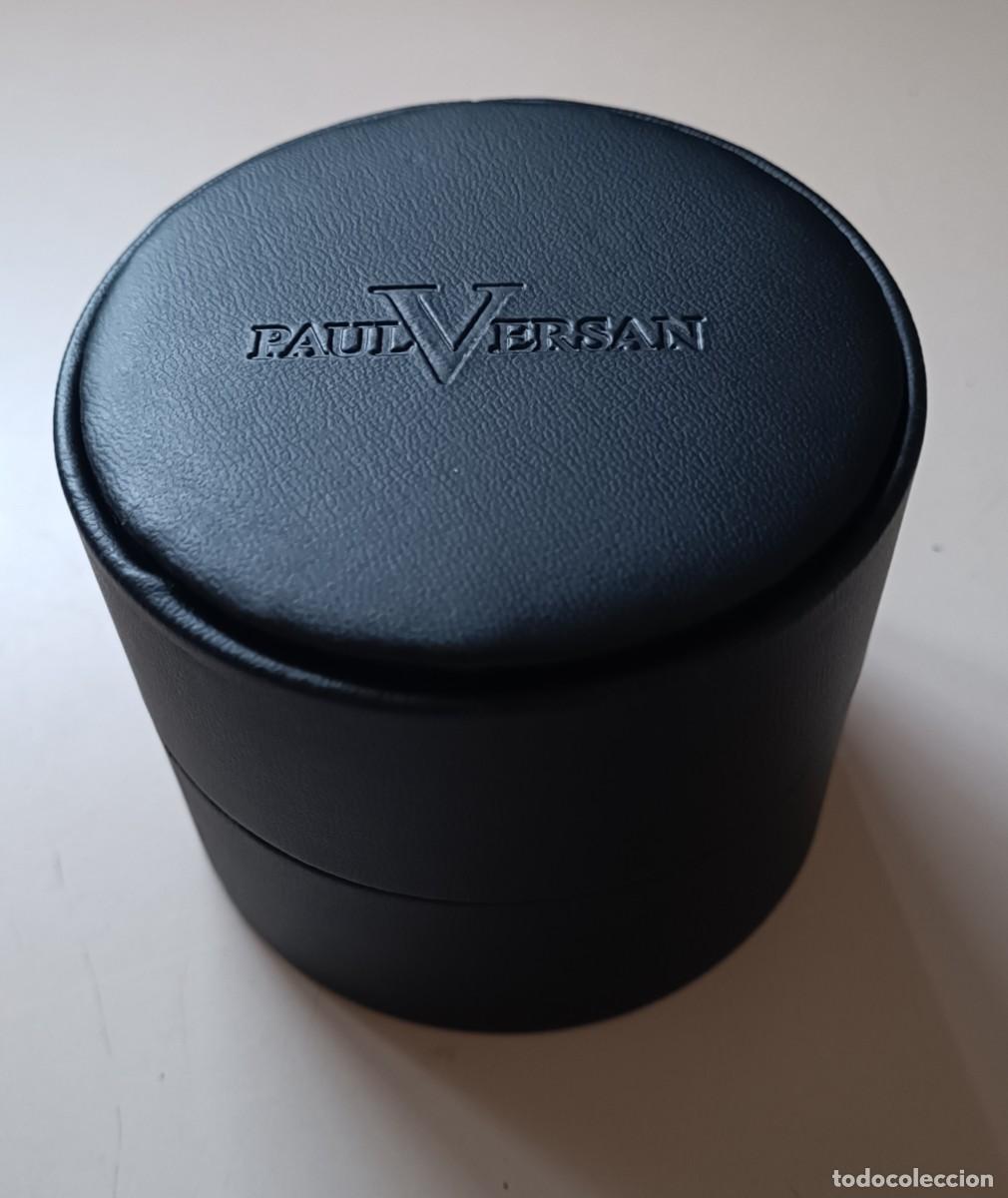 Herramientas de relojes: Estuche reloj de piel Paul Versan (a estrenar) - Foto 1