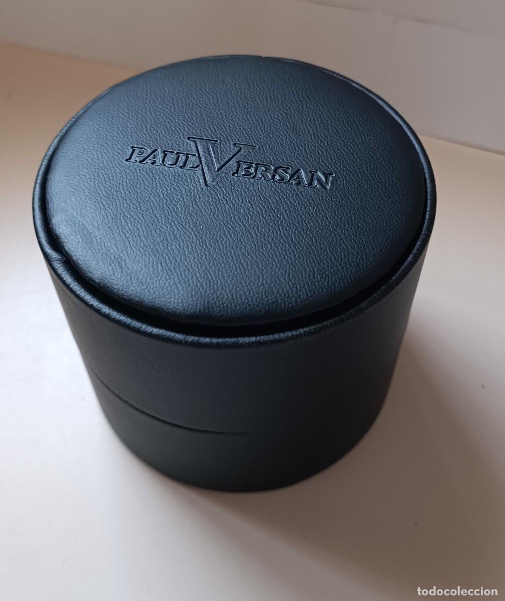 Herramientas de relojes: Estuche reloj de piel Paul Versan (a estrenar) - Foto 2
