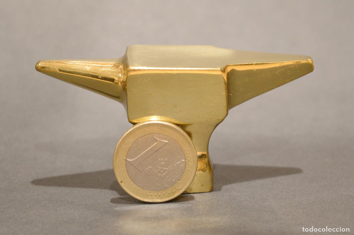 Herramientas de relojes: YUNQUE EN MINIATURA RELOJERO EN BRONCE MACIZO - Foto 2