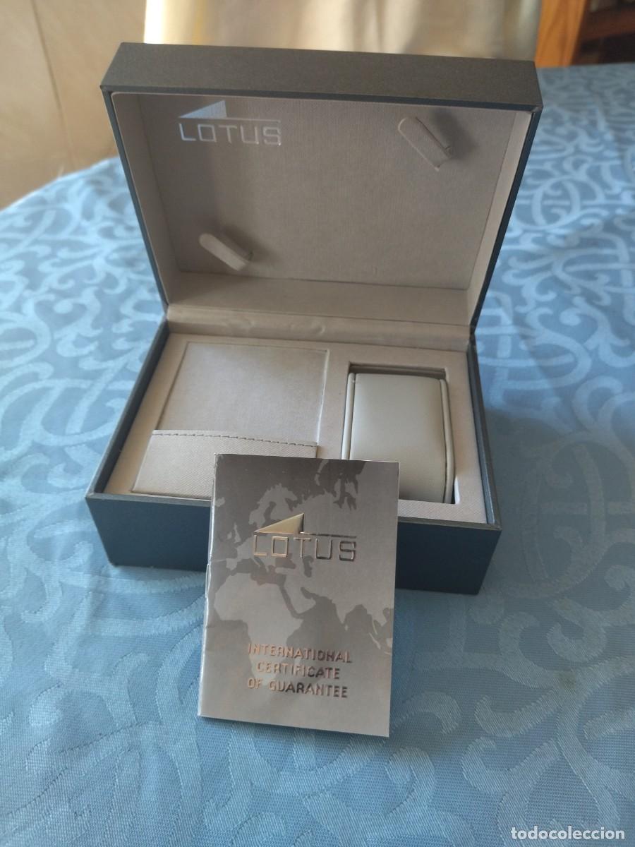 Herramientas de relojes: Bonita caja de reloj Lotus. - Foto 7