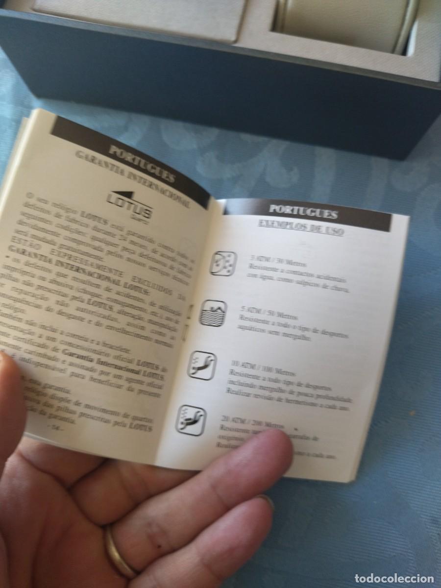 Herramientas de relojes: Bonita caja de reloj Lotus. - Foto 8