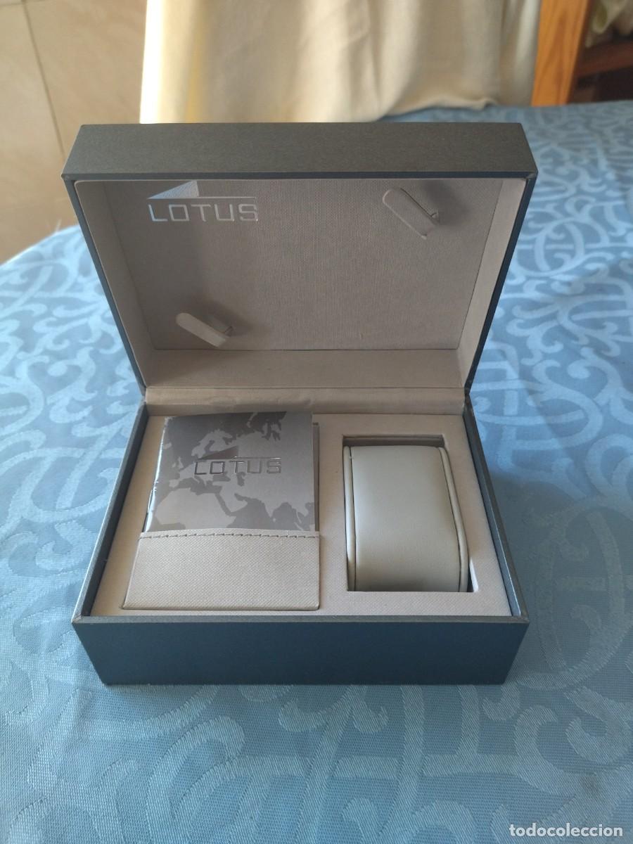 Herramientas de relojes: Bonita caja de reloj Lotus. - Foto 9
