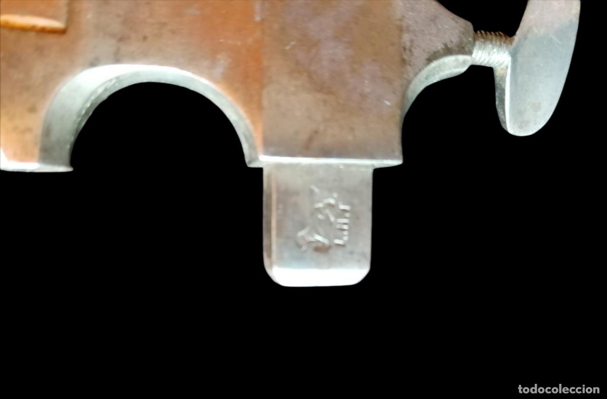 Herramientas de relojes: ANTIGUO TORNO DE RELOJERO - MARCA LHT - Foto 2