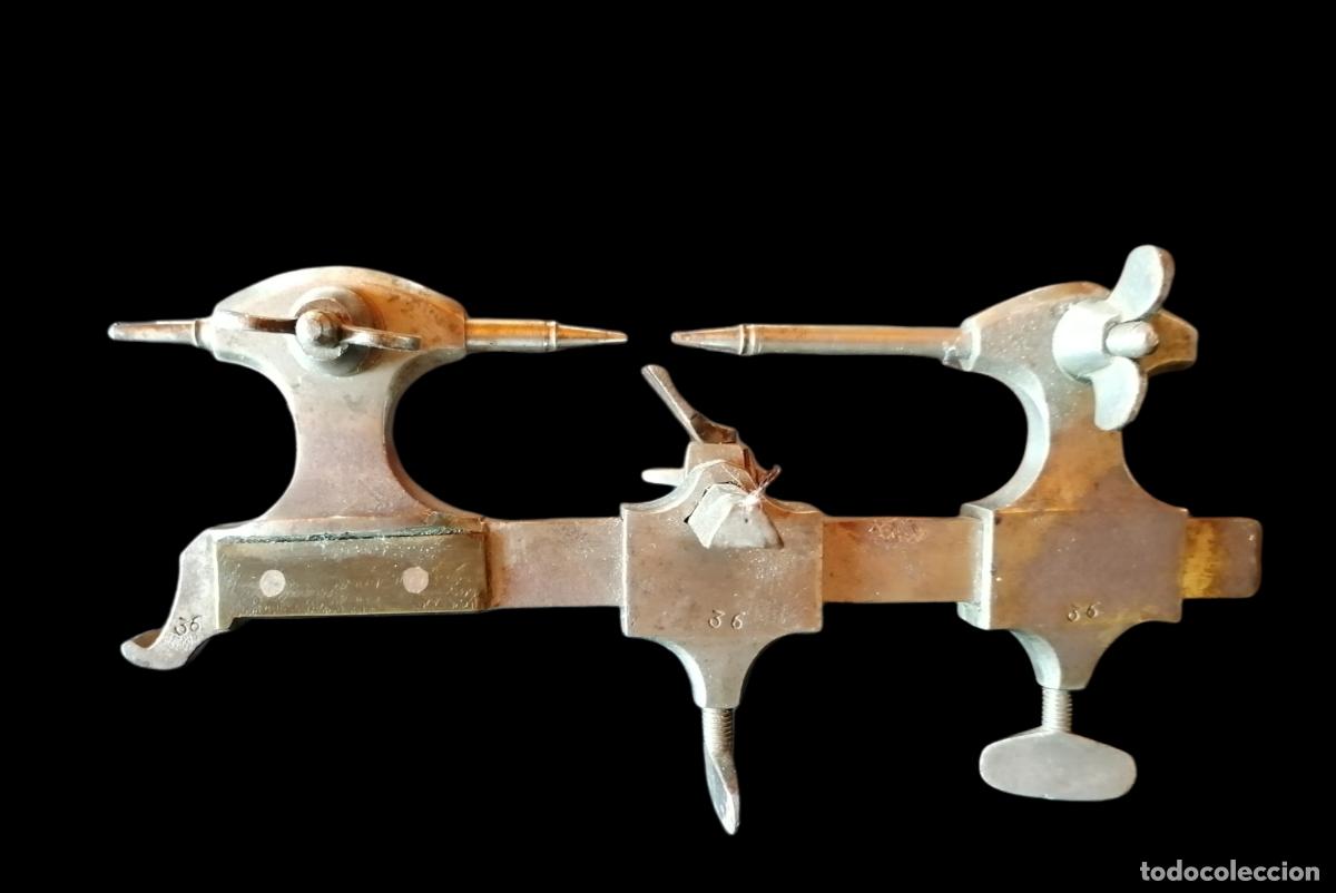 Herramientas de relojes: ANTIGUO TORNO DE RELOJERO - MARCA LHT - Foto 1