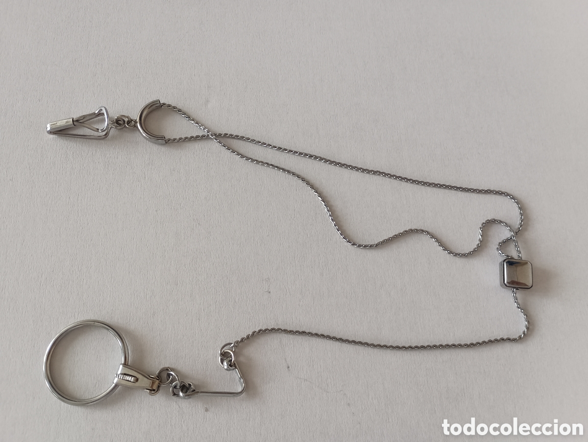 Herramientas de relojes: Antigua cadena de reloj - Foto 1