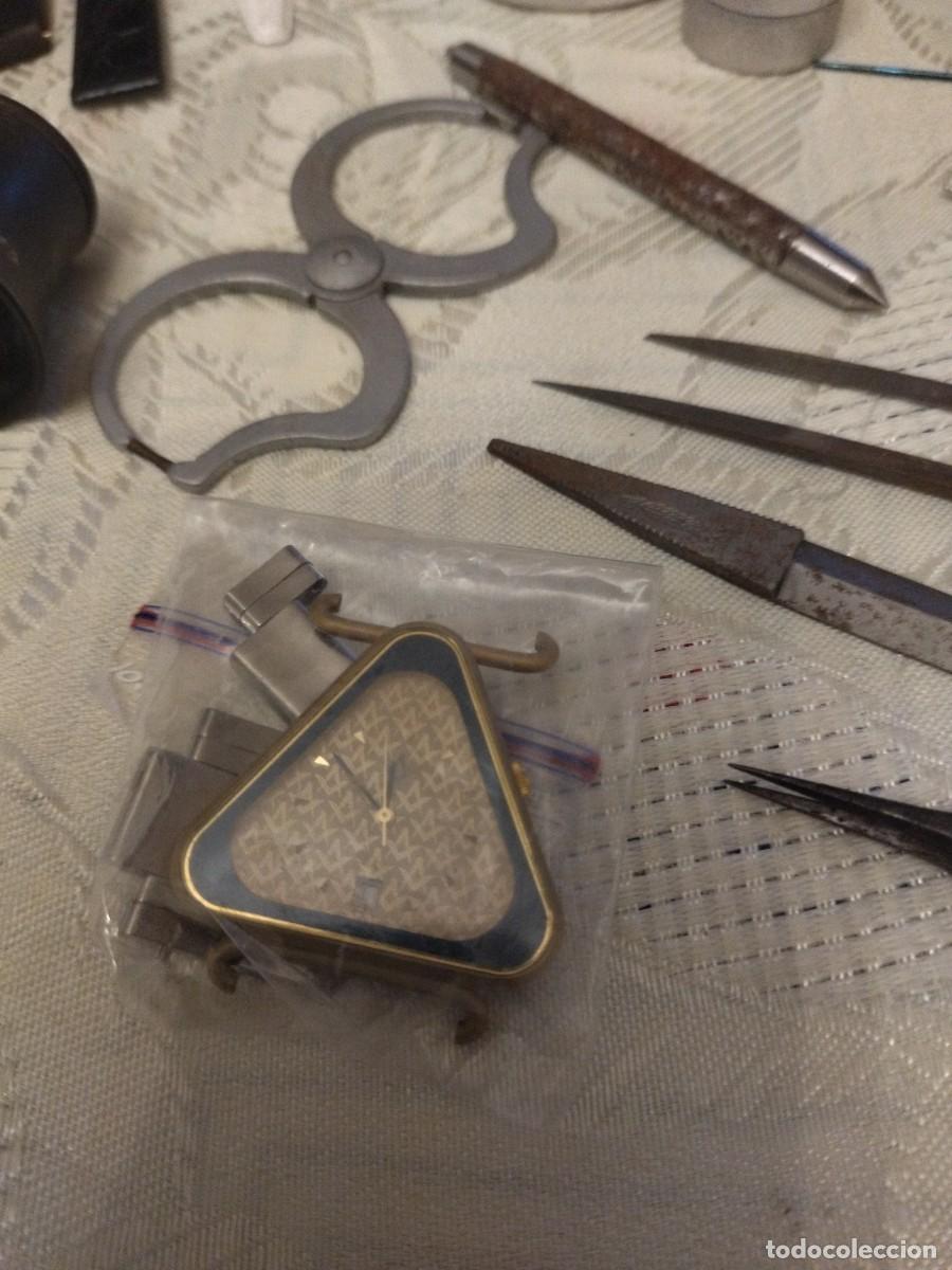 Herramientas de relojes: Lote de herramientas y repuestos para relojero. - Foto 5