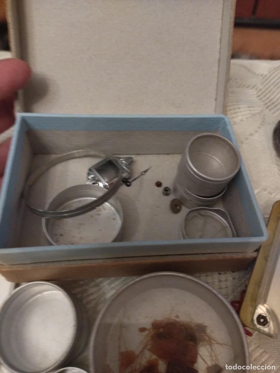 Herramientas de relojes: Lote de herramientas y repuestos para relojero. - Foto 8