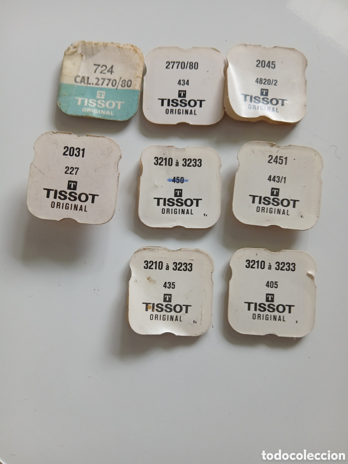 Herramientas de relojes: Lote Repuestos Originales Tissot - Foto 1
