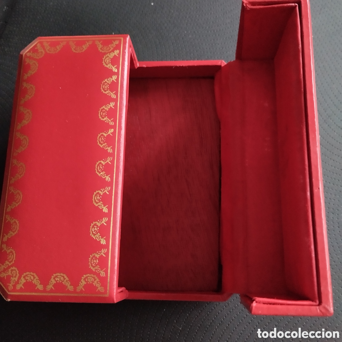 Herramientas de relojes: Estuche Cartier,en semil-piel y madera. - Foto 2