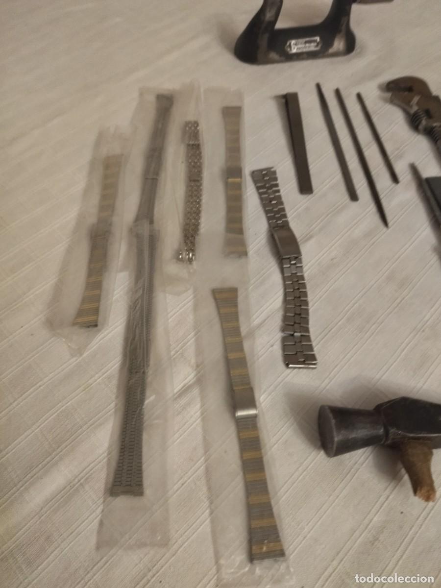 Herramientas de relojes: Lote de herramientas y recambios de relojero. - Foto 3