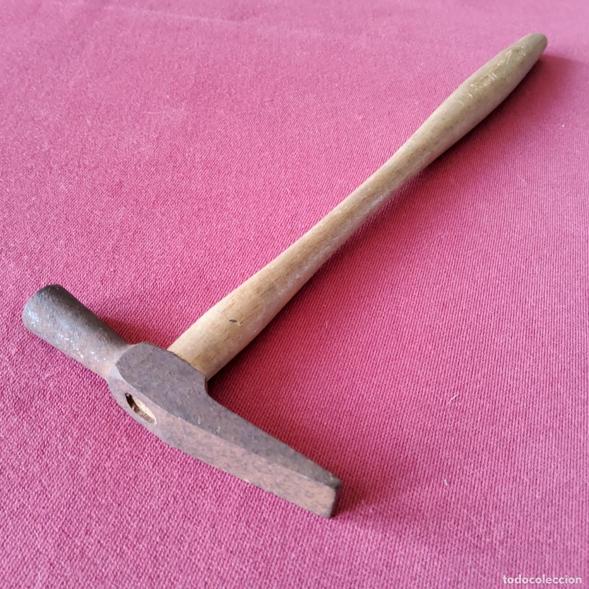 Herramientas de relojes: ANTIGUO MARTILLO DE RELOJERO - Foto 4