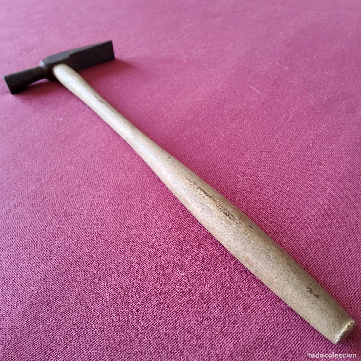 Herramientas de relojes: ANTIGUO MARTILLO DE RELOJERO - Foto 5