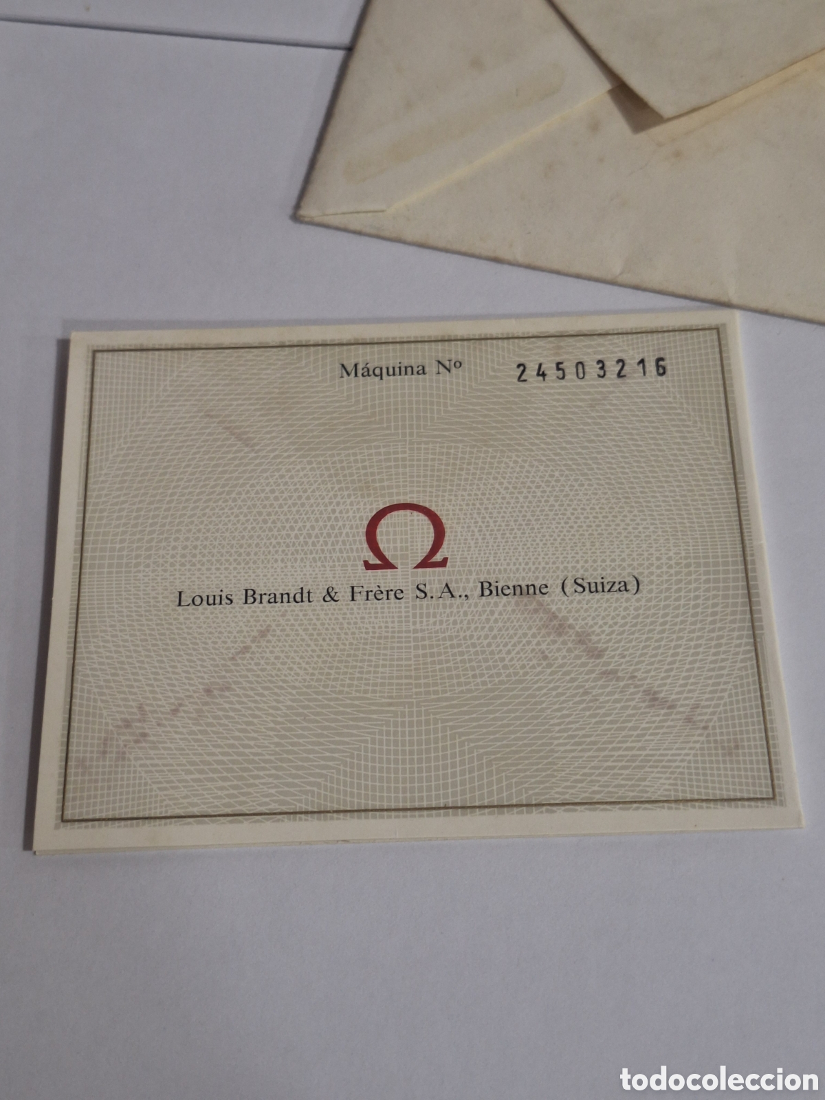 Herramientas de relojes: Certificado de alta precisi&oacute;n Omega . Certificado cron&oacute;metro Constellation. - Foto 5
