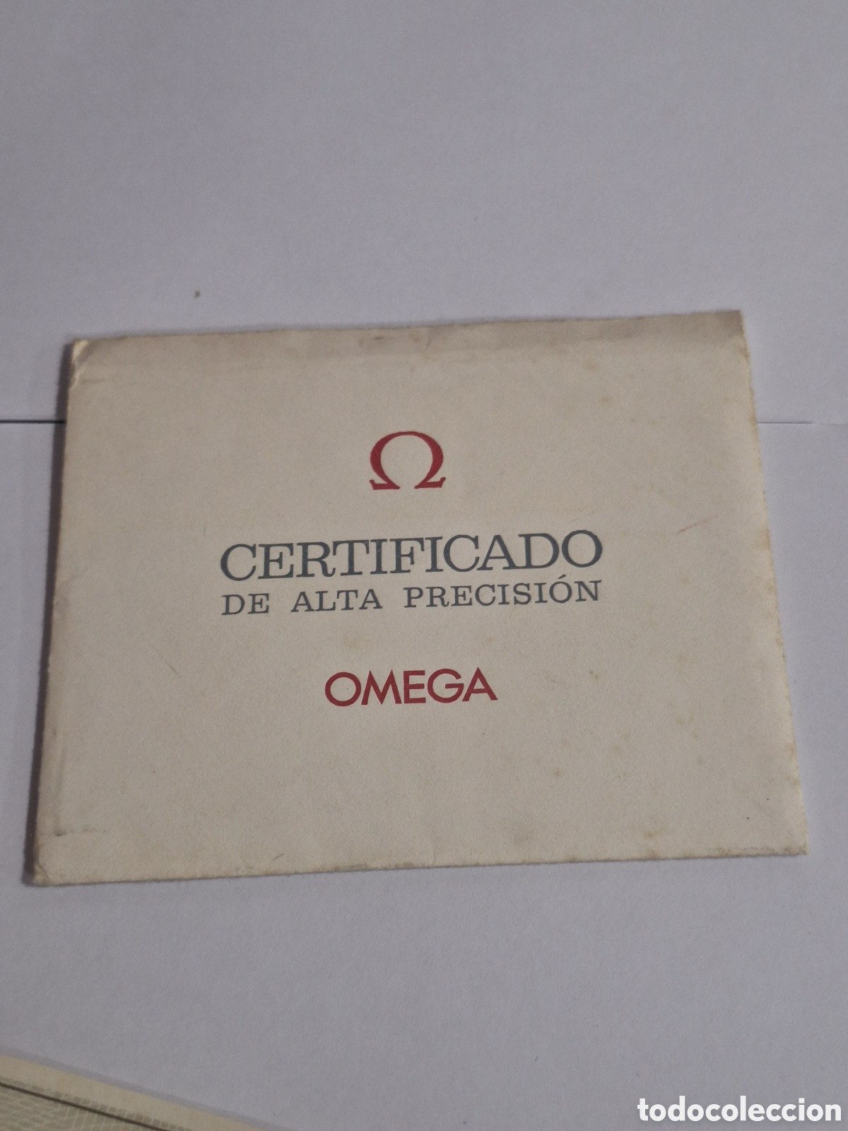 Herramientas de relojes: Certificado de alta precisi&oacute;n Omega . Certificado cron&oacute;metro Constellation. - Foto 8
