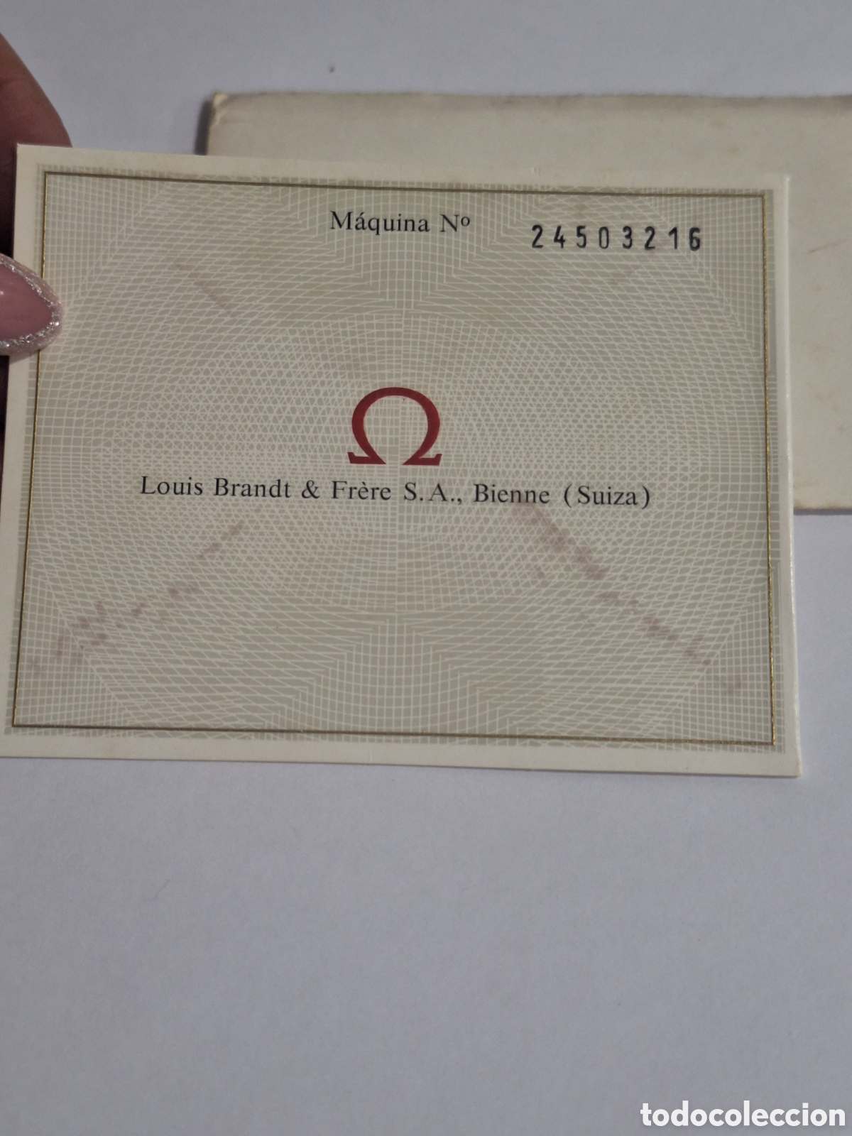 Herramientas de relojes: Certificado de alta precisi&oacute;n Omega . Certificado cron&oacute;metro Constellation. - Foto 9