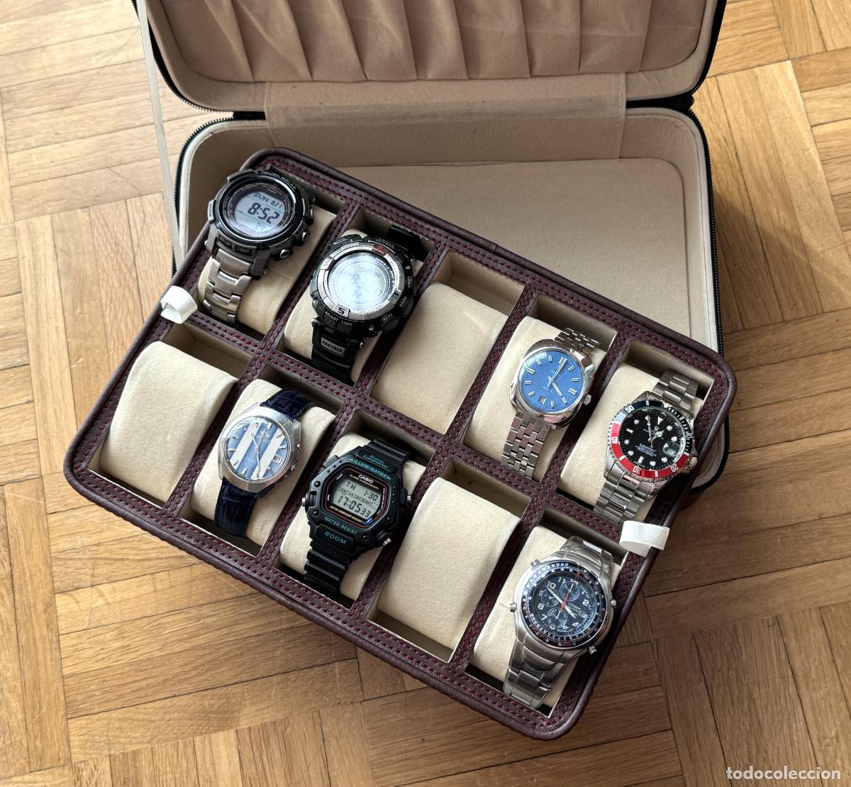Herramientas de relojes: MALETIN PARA GUARDAR 10 RELOJES - Foto 3