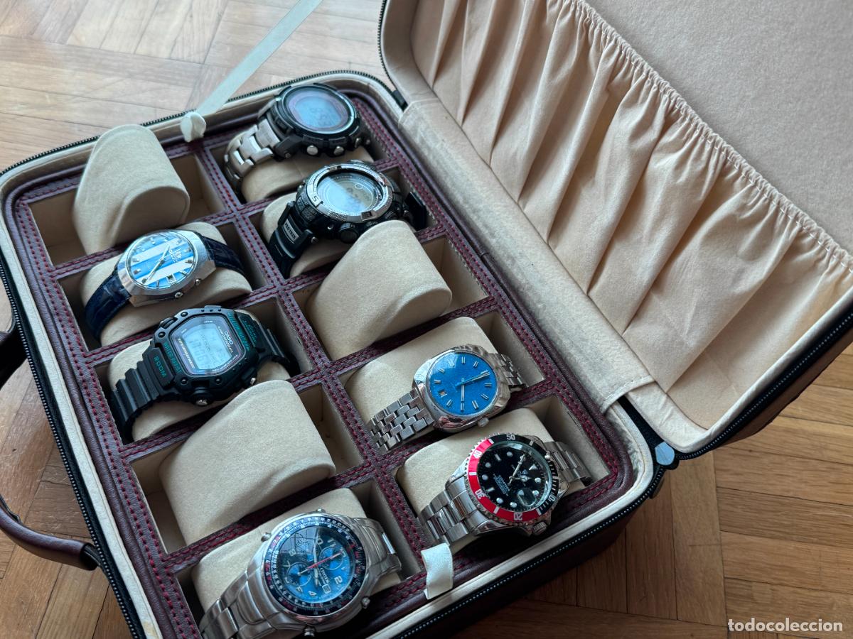 Herramientas de relojes: MALETIN PARA GUARDAR 10 RELOJES - Foto 5