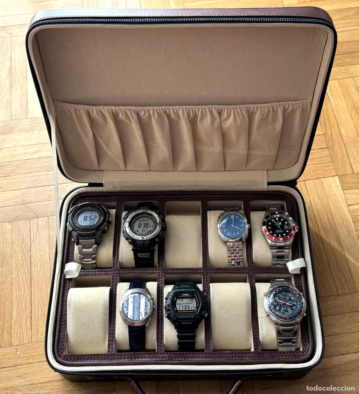 Herramientas de relojes: MALETIN PARA GUARDAR 10 RELOJES - Foto 1