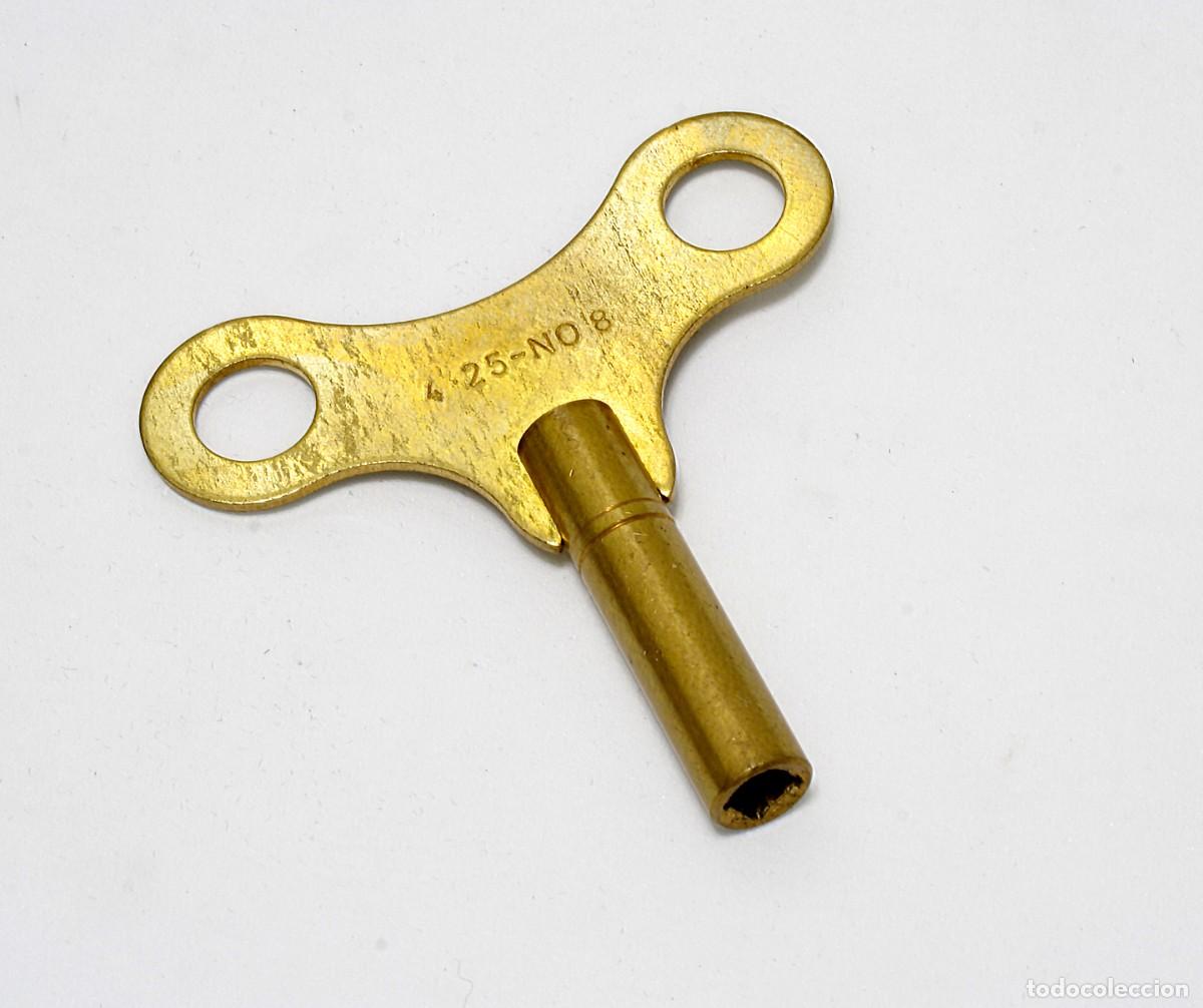 Herramientas de relojes: LLAVE DE RELOJ LAT&Oacute;N 4.25 NO 8 - Foto 1