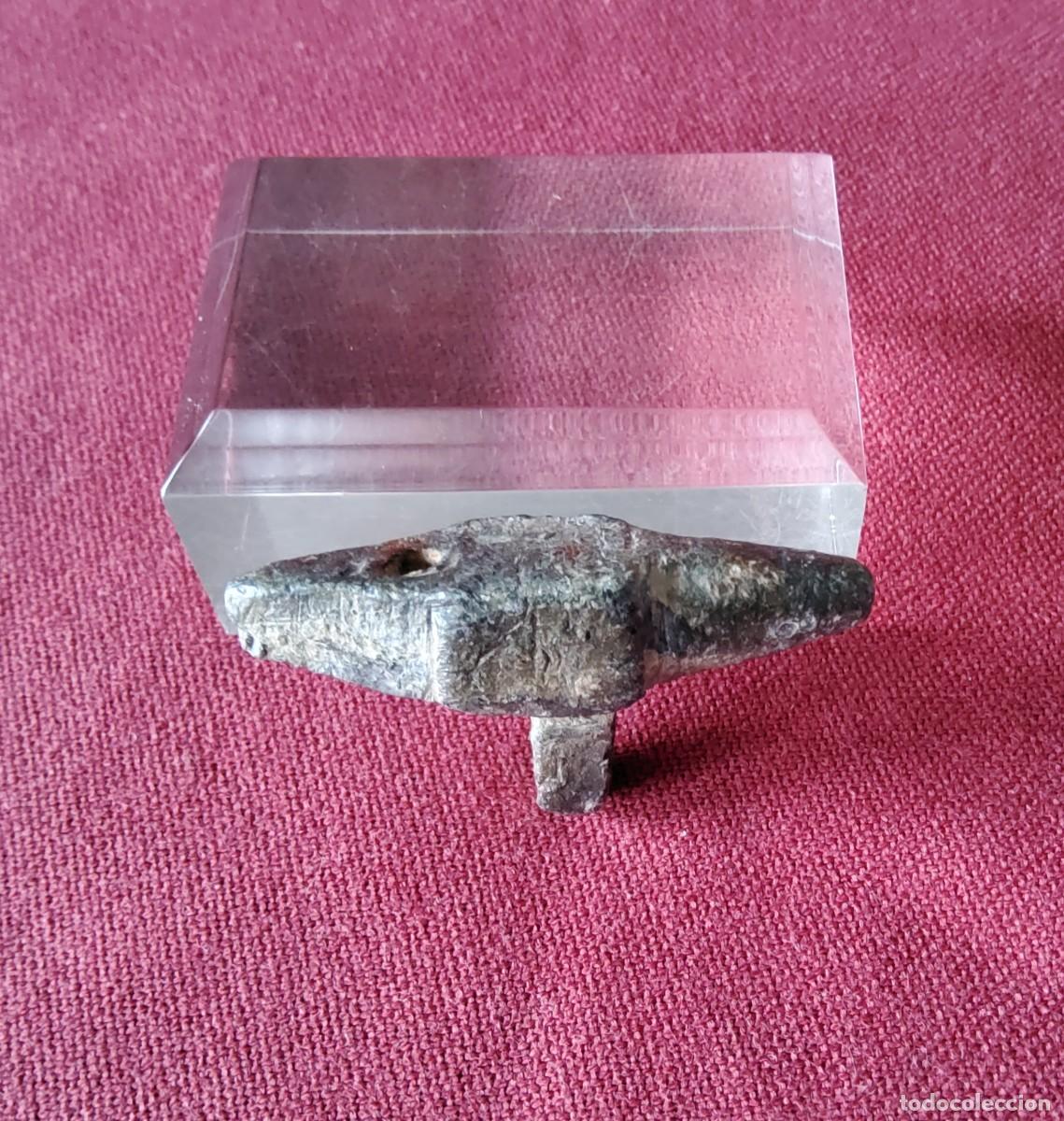 Herramientas de relojes: ANTIGUO Y PEQUE&Ntilde;O YUNQUE DE PLOMO - Foto 1