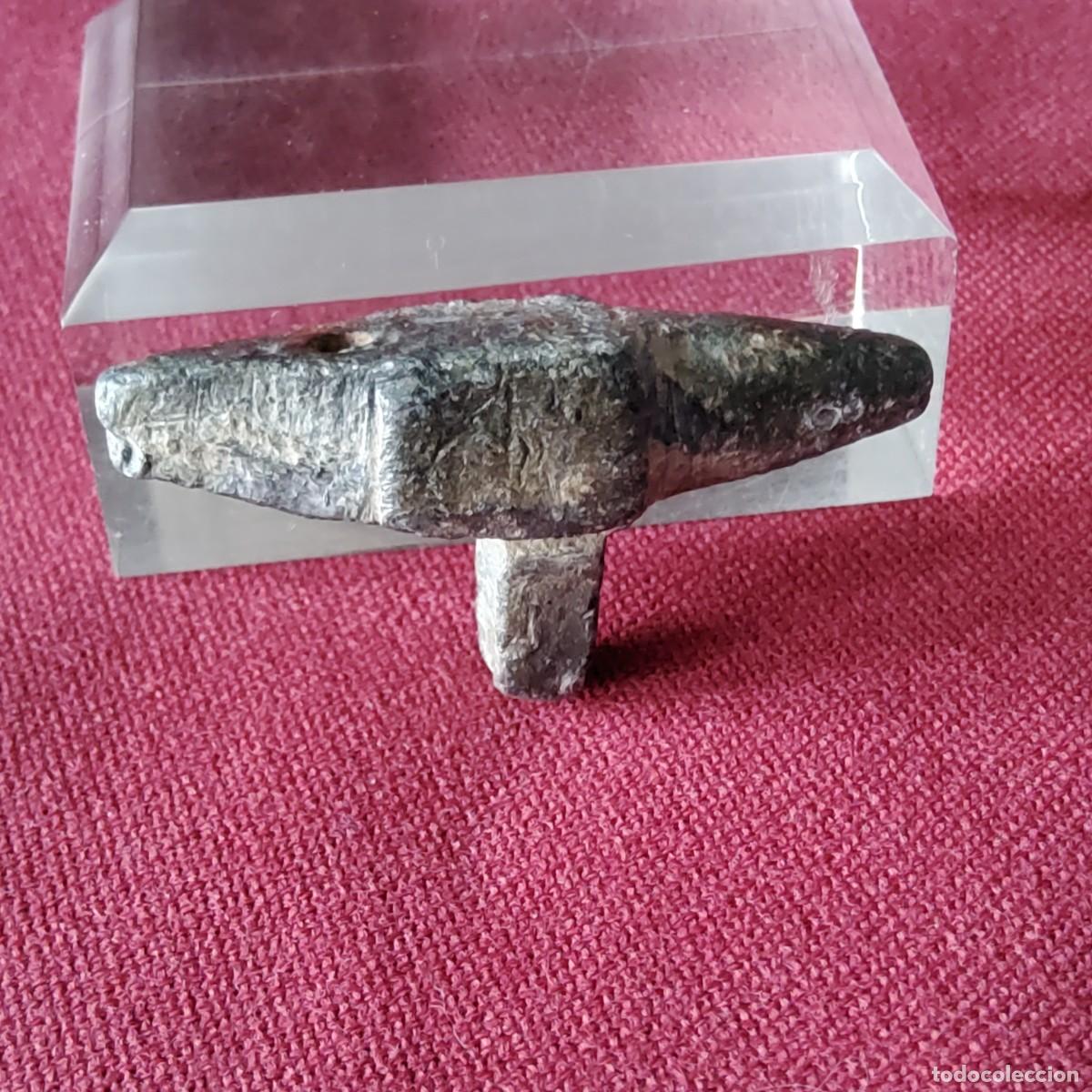 Herramientas de relojes: ANTIGUO Y PEQUE&Ntilde;O YUNQUE DE PLOMO - Foto 4