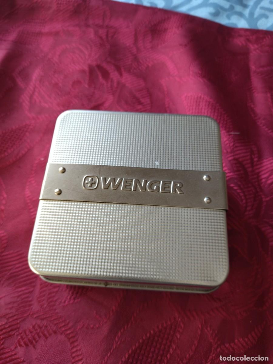 Herramientas de relojes: Caja de reloj Wenger, de metal. - Foto 7