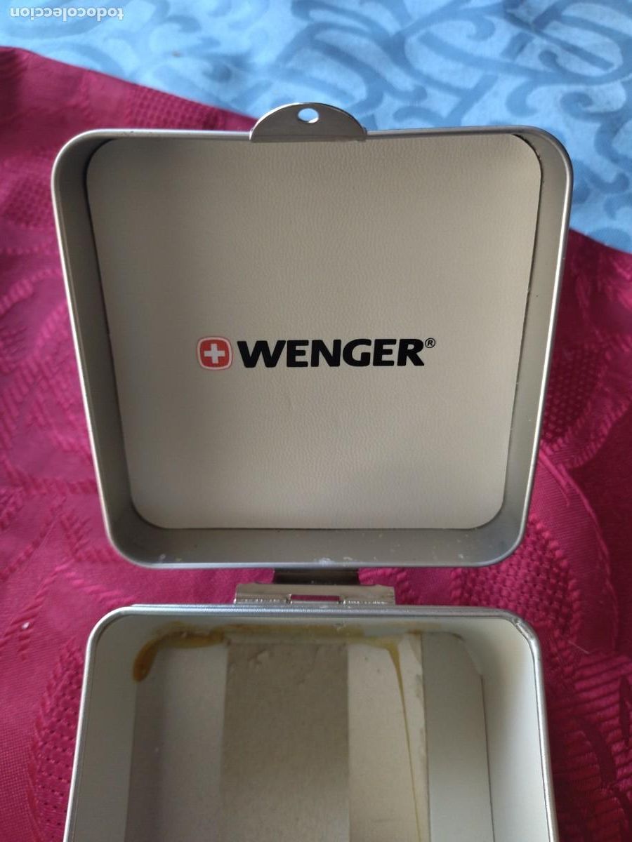 Herramientas de relojes: Caja de reloj Wenger, de metal. - Foto 8