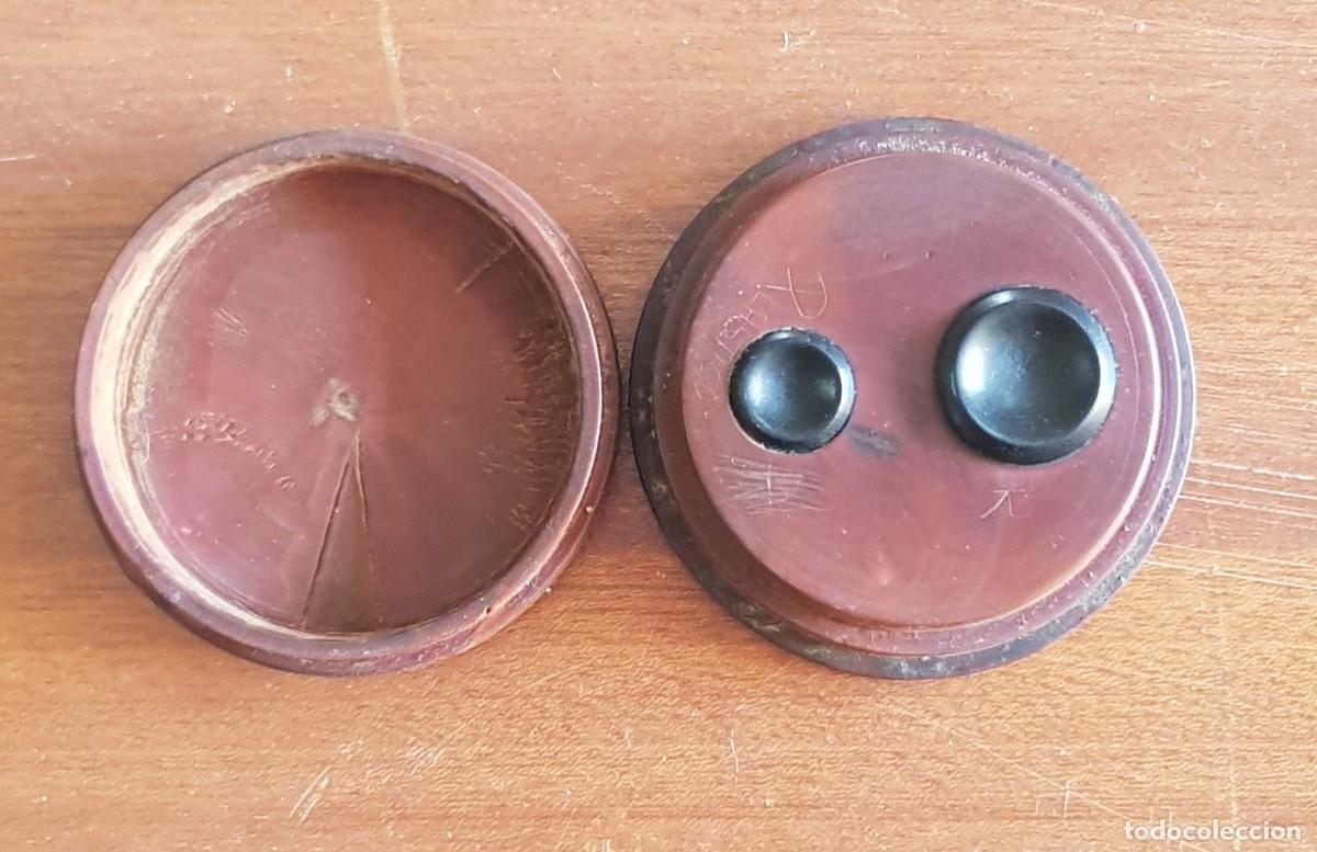 Herramientas de relojes: Aceitera de madera para relojero - Foto 1